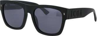 Dsquared2 Mens Sunglasses Icon0004-S Matte Black Acetate