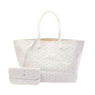 Goyard Pre-owned Bolso Tote Saint Louis de Piel y Lona con Revestimiento de PVC - Pre-owned - Mujer - Blanco - ONE SIZE
