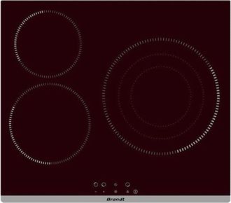 Brandt Bpv6322b - Vitroceramica Independiente Radiantes 3 Zonas Coccion Ancho 58 Cm