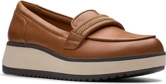 Clarks Zylah Shine Loafer in Tan Leather at Nordstrom Rack, Size 9.5