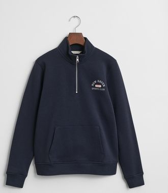 GANT Teens Graphic Half-Zip Sweatshirt (158/164) EVENING BLUE