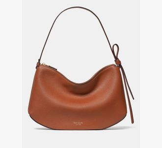 Kate Spade New York Womens Loop Large Shoulder Bag in Brown | Pebble Leather