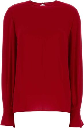 Valentino Garavani Red Georgette Blouse