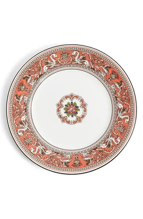 Wedgwood Florentine Bone China Salad Plate in Salmon at Nordstrom