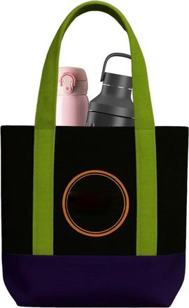 Generic Halloween Tote Bag | Trick or Treat Canvas Bag,Large Capacity Reusable Goodie Party Favors Candy Carrier for Holiday Travel Outdoor Vacation Business 