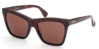 Max Mara MM0008 56E Womens Sunglasses Tortoiseshell Size 55