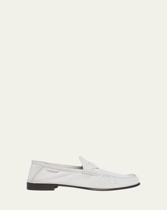 Tom Ford Mens Ripley Suede Twist-Strap Loafers