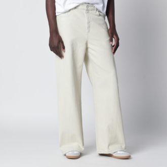 A.P.C. Wide-leg light blue bleached jeans