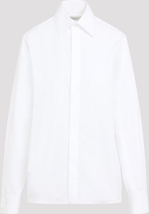 Saint Laurent Womens Cotton Poplin Shirt - White - Size EU 38 (Womens)