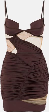 Nensi Dojaka Draped minidress