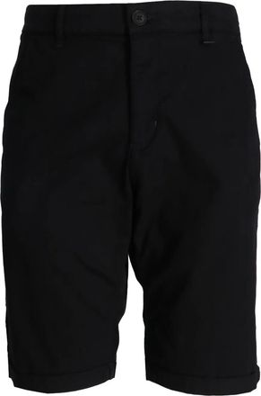 Karl Lagerfeld Chino corti in cotone - Nero