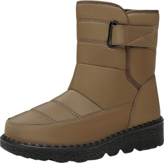 Generic Boots Men Women Classic Boots Winter Warm Lined Ankle Boots Short Shaft Booties Non-Slip Winter Boots Casual Shoes Men High Performance Warm Boots Wea