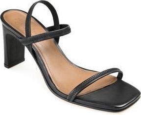 Journee Collection Lenonn Sandal in Black at Nordstrom Rack, Size 8.5