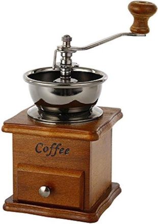 OEM Molinillo De Caf&eacute; Manual Vintage Con Muelas C&oacute;nicas De Cer&aacute;mica, Cafetera Port&aacute;til De Mano (color Lino)