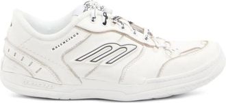 Balenciaga Schoenen, Dames, Wit, 38 EU, Leer, Hamptons Medium Worn-Out Sneaker
