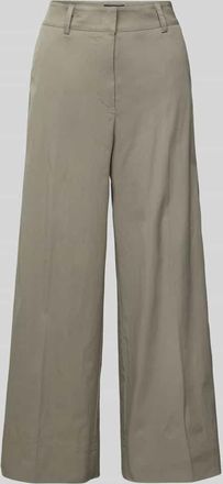 Cambio Cambio Wide Leg Stoffhose mit G&uuml;rtelschlaufen CARA in Khaki, Gr&ouml;&szlig;e 38