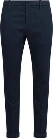 Dondup Gaubert Broeken - Heren - Chinos - Blauw - W34 - Katoen - Broeken