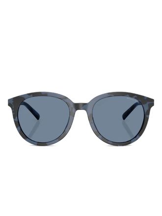 Michael Kors Zonnebril met rond montuur - Blauw