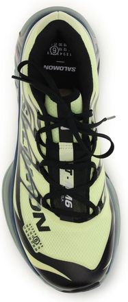 Maison Margiela Mens Sneakers Sunny Lime-Black-Green Milieu Upper Polyamide Trainers Lime/black/green