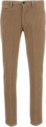 BRIGLIA 1949 Slim-fit Broeken - Heren - Slim Fit Broeken - Beige - S - Katoen - Broeken