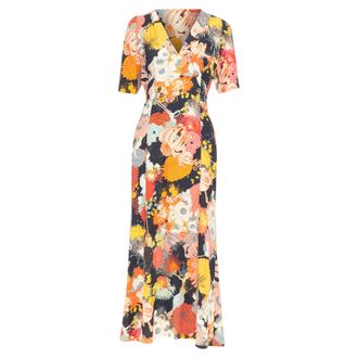 Dries Van Noten Runway floral midi dress
