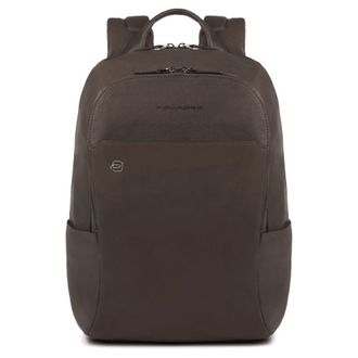 Piquadro Backpacks, unisex, Brown, Size: ONE SIZE Small size, laptop backpack 14