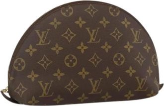 Louis Vuitton Pre-owned Clutches, female, Brown, Size: ONE SIZE Pre-owned Monogram Canvas Cosmetic Pouch