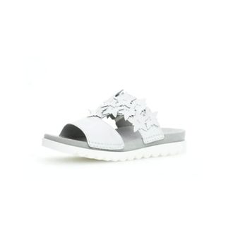Gabor Pantolette - Dames - Schoenen - Wit - Maat: 39 1/2 EU Leer
