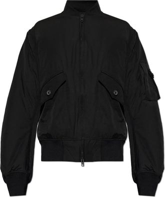 Yohji Yamamoto Nylon Bomberjack - Heren - Bomber jackets - Zwart - L - Nylon - Jassen