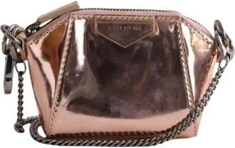 Givenchy Pre-owned Patent Leather Shoulder Bag - Dames - Vintage Schoudertas - Roze - ONE Size - Leer - Vintage