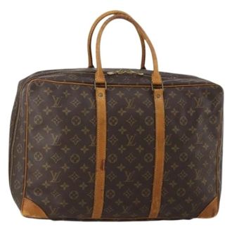 Louis Vuitton Pre-owned Sirius 45 Boston Bag - Dames - Pre-owned - Bruin - Maat: ONE Size Leer