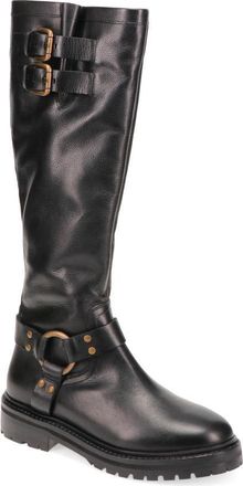 Jones Bootmaker Womens Elstree Casual Leather Long Boots - Black - Size UK 4