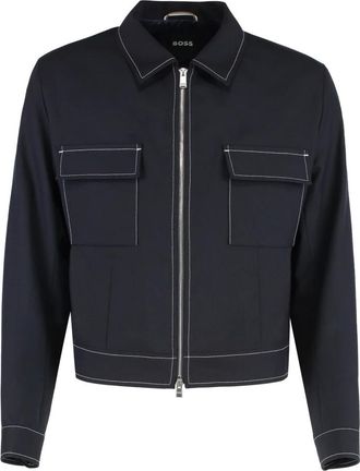 HUGO BOSS Uomo, Giacche, Blu, L, new