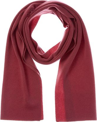 Sofiacashmere Full Needle Rib Wool & Cashmere-Blend Scarf