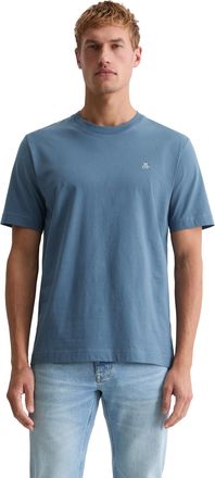 Marc O'Polo T-Shirt MARC OPOLO, Herren, Gr. XL, stormy blau, Jersey, Obermaterial: 100% Baumwolle, Rundhals, Shirts T-Shirt