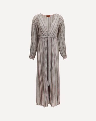 Missoni Abito lungo Cardigan con paillettes Woman 42