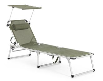 BIZZOTTO Tumbona aluminio reclinable verde