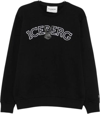 Iceberg Hombre, Sudaderas, Negro, Talla: 2XL