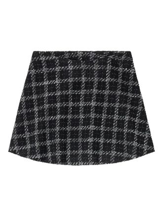 Diesel checked Gonna A-line skirt - women - Fabric - 42 - Black