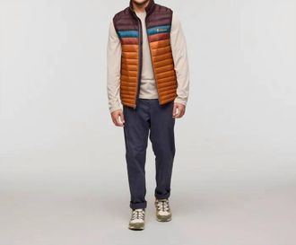 Cotopaxi Mens Fuego Down Vest In Coffee
