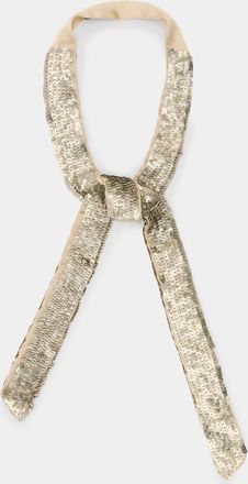 AllSaints Polyester Tia Sequin Tie, Size: One Size