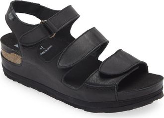 On Foot 201 Slingback Platform Sandal in Negre Black at Nordstrom, Size 8.5 Us