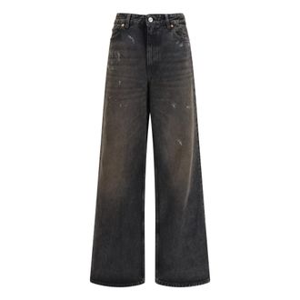 Our Legacy Vaqueros de Corte Amplio - Jeans - Mujer - Gris - M