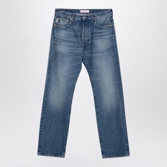 Valentino Garavani Washed-Effect Denim Jeans