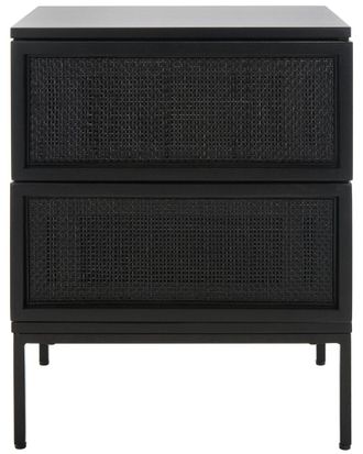 Safavieh Zadie 2-Drawer Rattan Nightstand