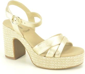 Nero Giardini Schoenen, Dames, Geel, 40 EU, High Heel Sandalen