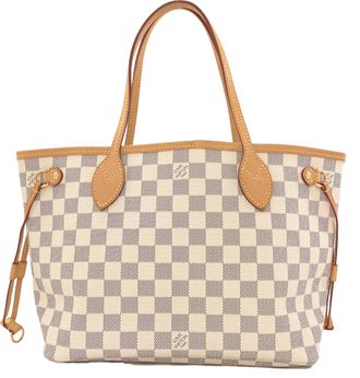 Louis Vuitton Damier Azur Pvc Tote Bag (Pre-Owned)