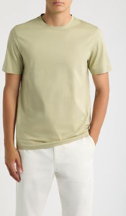 BOSS Tessler Slim Fit White Cotton T-Shirt in Dark Beige at Nordstrom, Size Xx-Large