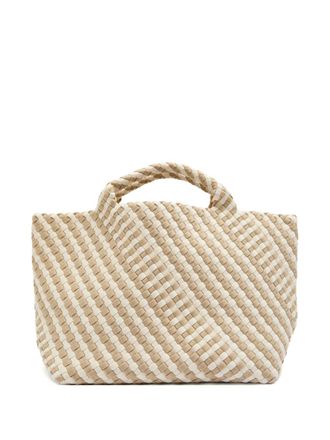 Naghedi medium St Barths woven tote bag - Beige
