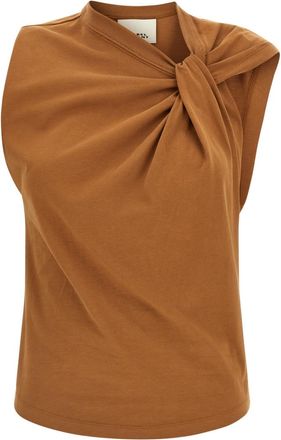 Isabel Marant Brown Nayda top